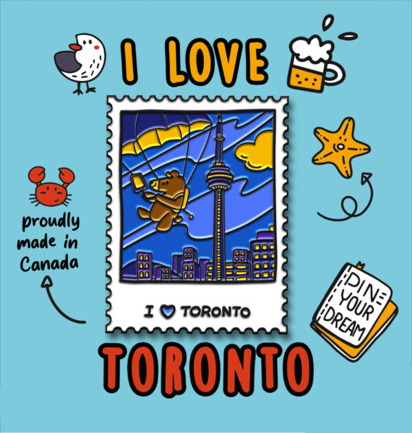 Toronto Night-stamp